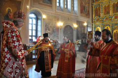 Архиерейское богослужение в четверг Светлой седмицы, 23.04.2020г.