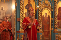 Архиерейское богослужение в День празднования Собора новомучеников и исповедников Церкви Русской, 09.02.2014г.