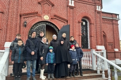 Гости в обители из Воскресной школы храма в честь Александра Невского, 02.02.2025г.