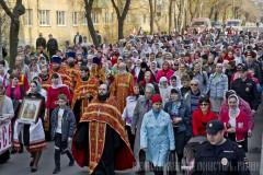 Казанский монастырь принял участие в Пасхальном общегородском крестном ходе. Часть I, 20.04.2014г.