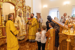 На престольном торжестве Ильинского храма, 02.08.2023г.