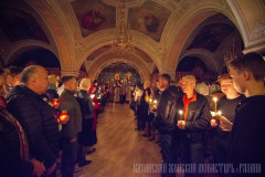 Пасхальная ночь в монастыре, 28.04.2019г.