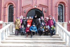 Юные гости в обители, 27.02.2014г.